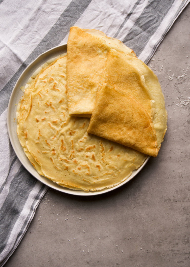 crêpes vegane senza latte e senza uova